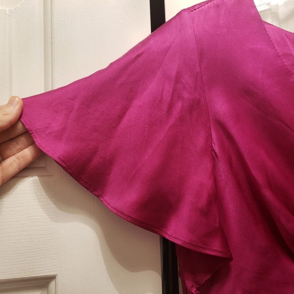 Voom by Joy Han 100% Silk Baby Doll Dress - Picture 6 of 7